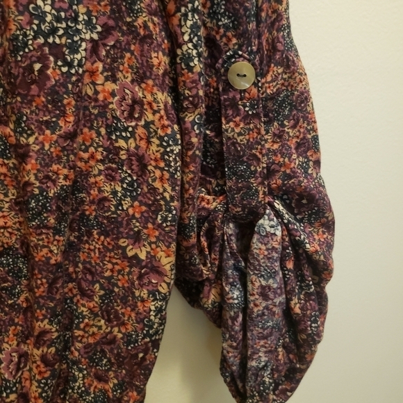 Mimi Chica Floral Print Boho Romper Size Medium - Picture 4 of 14